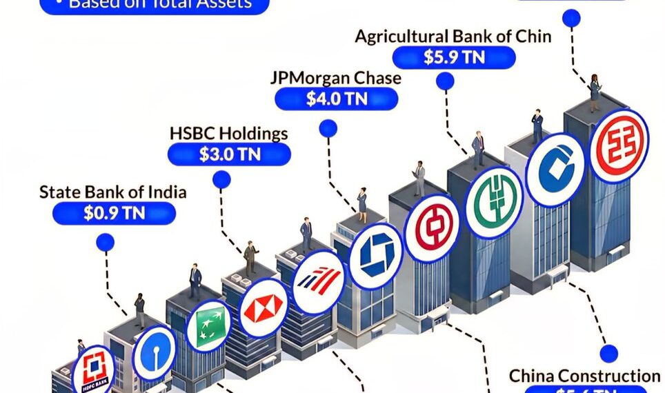 World’s Largest Banks by Total Assets 

1.  Industrial & Commercial Bank of Chin
