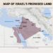 Map of Israel’s “Promised Land” 

The “Promised Land” (Hebrew: Ha'aretz ha-Muvta