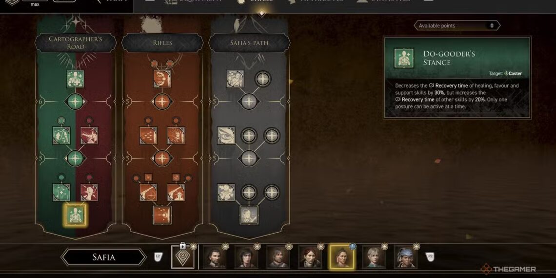 Top Skills and Attributes for Safia in GreedFall: The Dying World