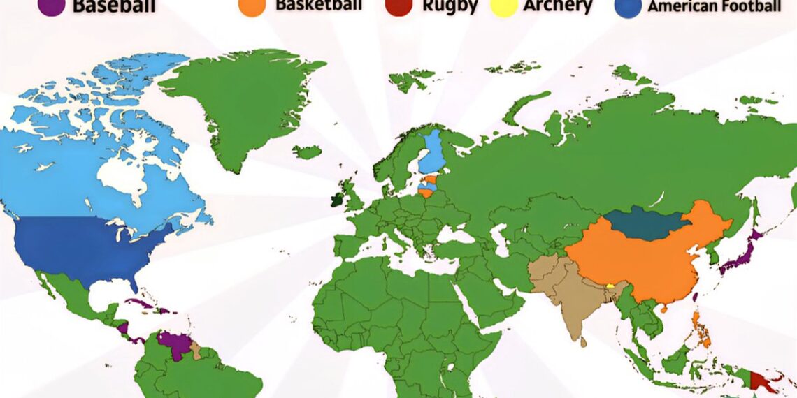 The Most Popular Sport in Every Country
