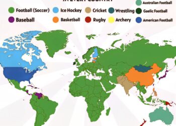 The Most Popular Sport in Every Country