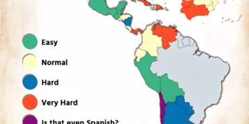 Difficulty of Understanding Spanish Accents

 Easy
 Normal 
 Hard
 Very Hard 
 I