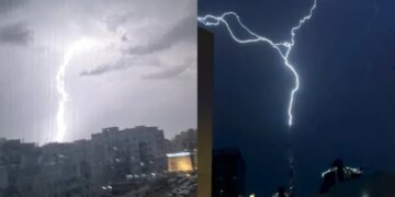 Vivid Thunderstorms Illuminate UAE Nights