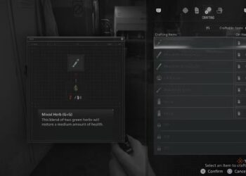 Where to Find All Crafting Recipes in Resident Evil Requiem Completing and Solving