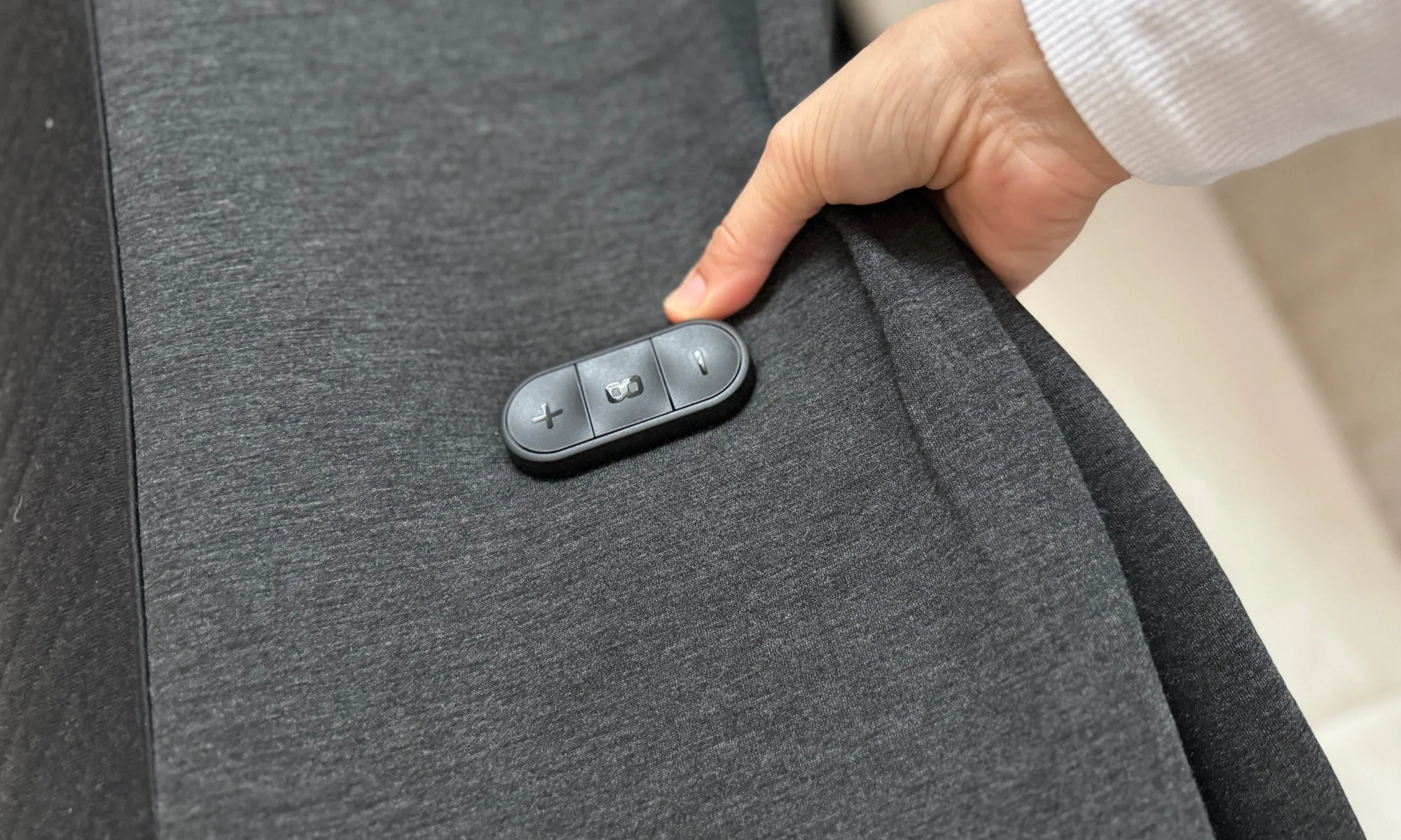 Modern bedroom with smart tech