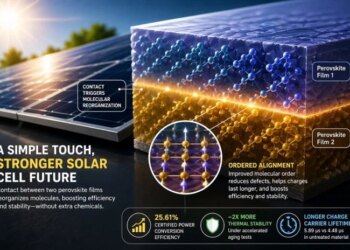 A Gentle Touch to Extend Solar Cell Lifespan