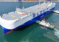 CSSC Unit Launches World's Largest Ro-Ro Ship for HMM South Korea