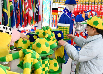 Chinese Vendors Win Big with World Cup Merchandise