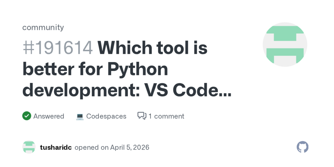 How to Choose the Best Python Development Tool: GitHub User Insights