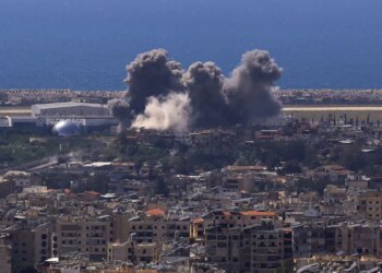 Israel Hits Lebanon with Heavy Airstrikes as Hezbollah Holds Fire