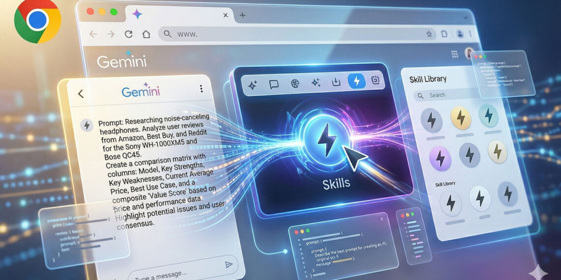 Reusable "Skills" Feature Arriving on Gemini in Chrome