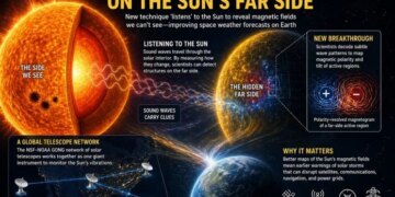 Scientists Reveal Hidden Magnetic Fields on the Sun's Far Side