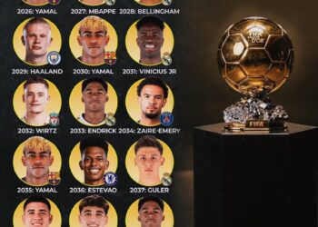 The Next 15 Ballon d'Or Winners According to AI  

 2026 Lamine Yamal - Barcelon