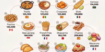 Top 25 Most Famous Street Foods in the World 

1.  Tacos - Mexico 
2.  Pani puri