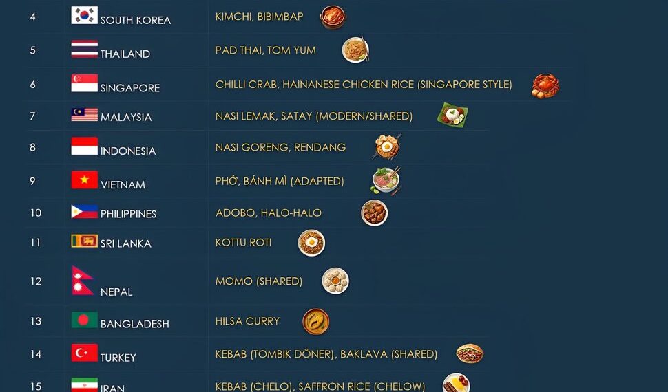 Foods Asia Gave The World 

1.  India:
 Biryani (modern)
 Butter chicken
 Paneer