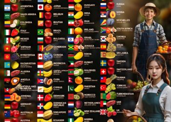 National Fruits Around The World 

 Afghanistan - Pomegranate 
 Thailand - Mango