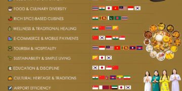 Areas Where Asia Does Better Than The Most

1. Manufacturing & Production:
 Chin