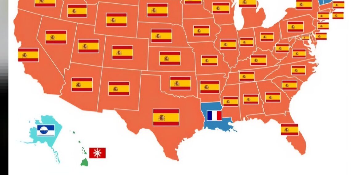Second Most Spoken Language in Each U.S. State 

 Alabama —  Spanish
 Alaska — Y