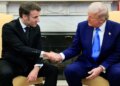 Trump quips Macron's wife treats him 'badly'