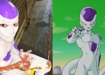 Video: Boy Gets Stuck in Frieza Costume After Mom Uses Latex Paint