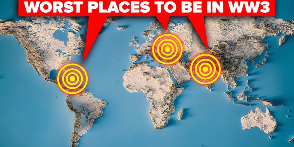 Worst Places on Earth if World War 3 Breaks Out

1.  United States
2.  Russia
3.