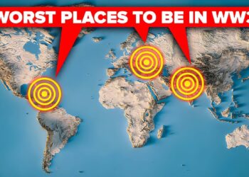 Worst Places on Earth if World War 3 Breaks Out

1.  United States
2.  Russia
3.