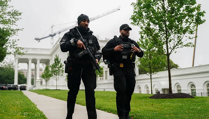 Heavy Police Presence at White House Following Shots Fired Reports