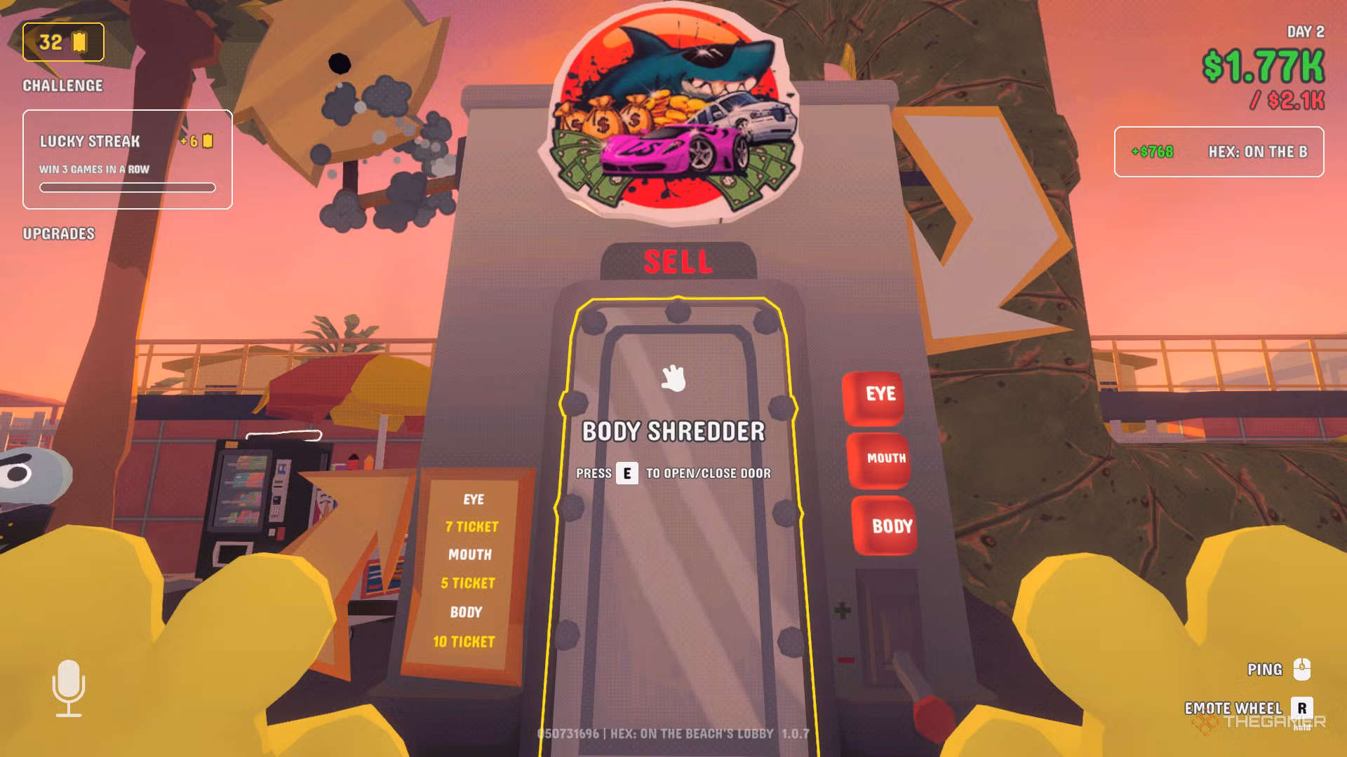 Gamble With Your Friends body shredder