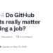 How to Highlight Commit History on GitHub for Job Applications