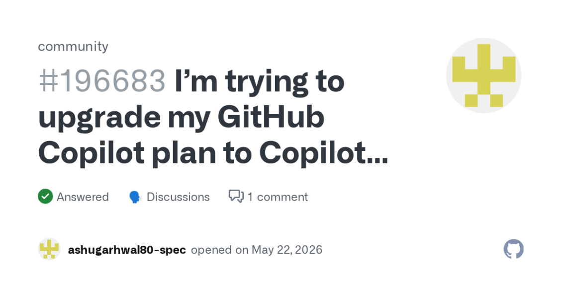 How to Upgrade to GitHub Copilot Pro When Platform Blocks the Process