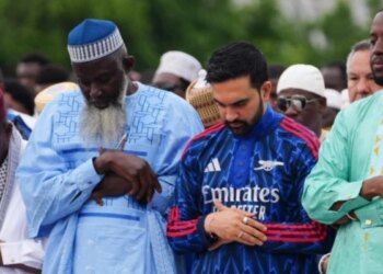 NYC Mayor Zohran Mamdani Celebrates Eid in Arsenal-Inspired Attire