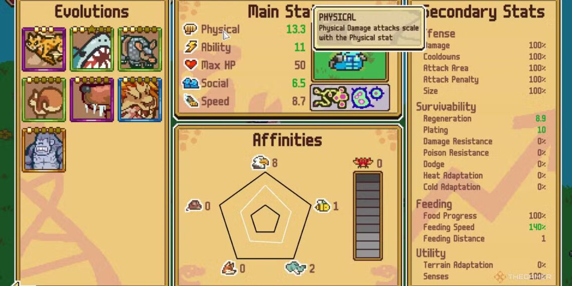 Stats To Prioritize During Completing and Solving Based on Physical or Ability Build in Everything Is Crab