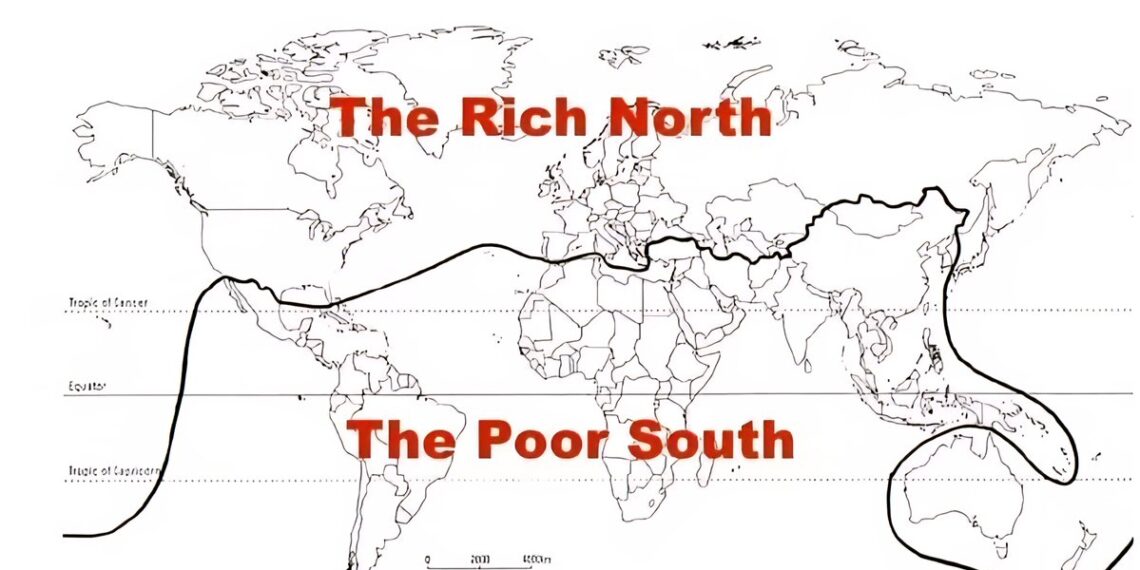 Strange Map: The Rich North and The Poor South