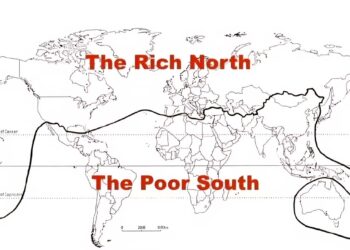 Strange Map: The Rich North and The Poor South