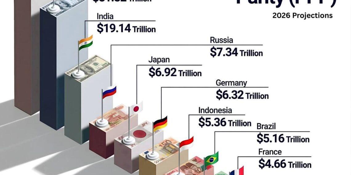 Top 10 Biggest Economies in the World  (PPP)

1.  China - $43.49 Trillion
2.  Un