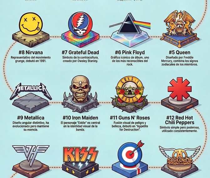 The 20 Best Rock Band Logos

1.  The Rolling Stones 
2.  The Beatles 
3.  Led Z