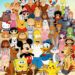 Top 50 Iconic Cartoon Characters of All Time 

1.  Mickey Mouse
2.  Tom and Jerr