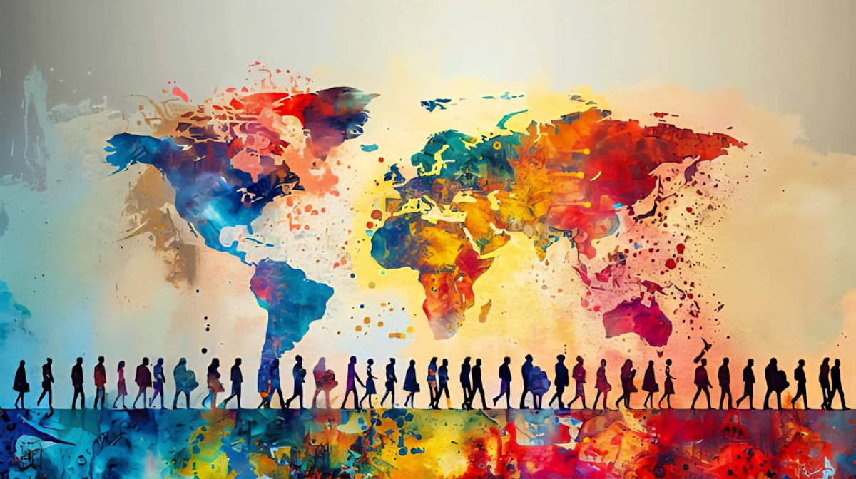 Image showing diverse populations around the world