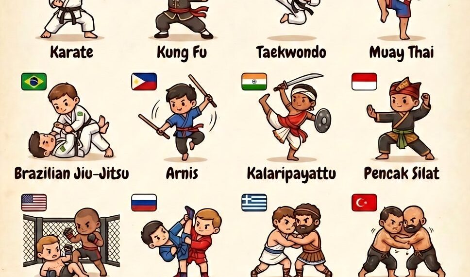 World’s Most Famous & Iconic Martial Arts by Country 

1.  Japan - Karate  
2.