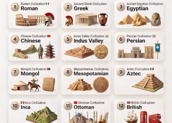 Most Powerful Civilizations in History

1)  Roman Civilization
2)  Ancient Greek